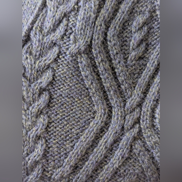 Original Aran Co. Cable Knit Cardigan Wool Sweater - Picture 10 of 10